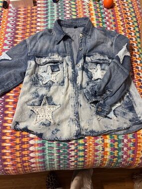 Star denim jacket
